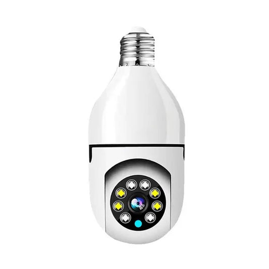 Bulb E27 Surveillance Camera Full Color Night Vision Automatic Human Tracking Zoom Indoor Security Monitor Wifi Camera