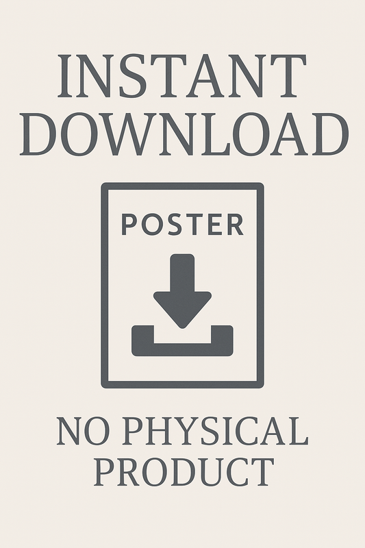 Aries Zodiac Poster – Digital Download – Meaningful Zodiac Art Print – Instant Astrology Gift