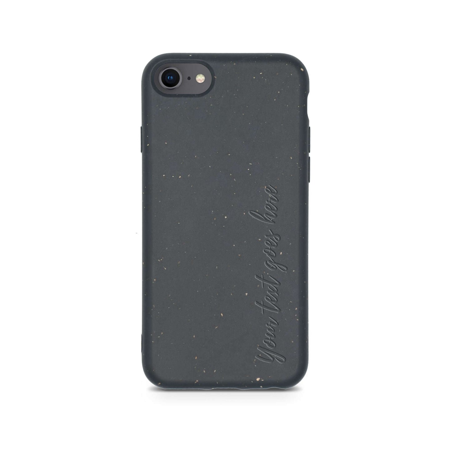 Biodegradable Personalized Phone Case – Custom Eco-Friendly iPhone Cover – Black