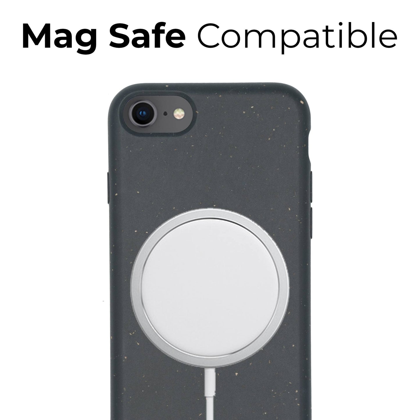 Phone case with Mag Safe compatibility feature on a white background