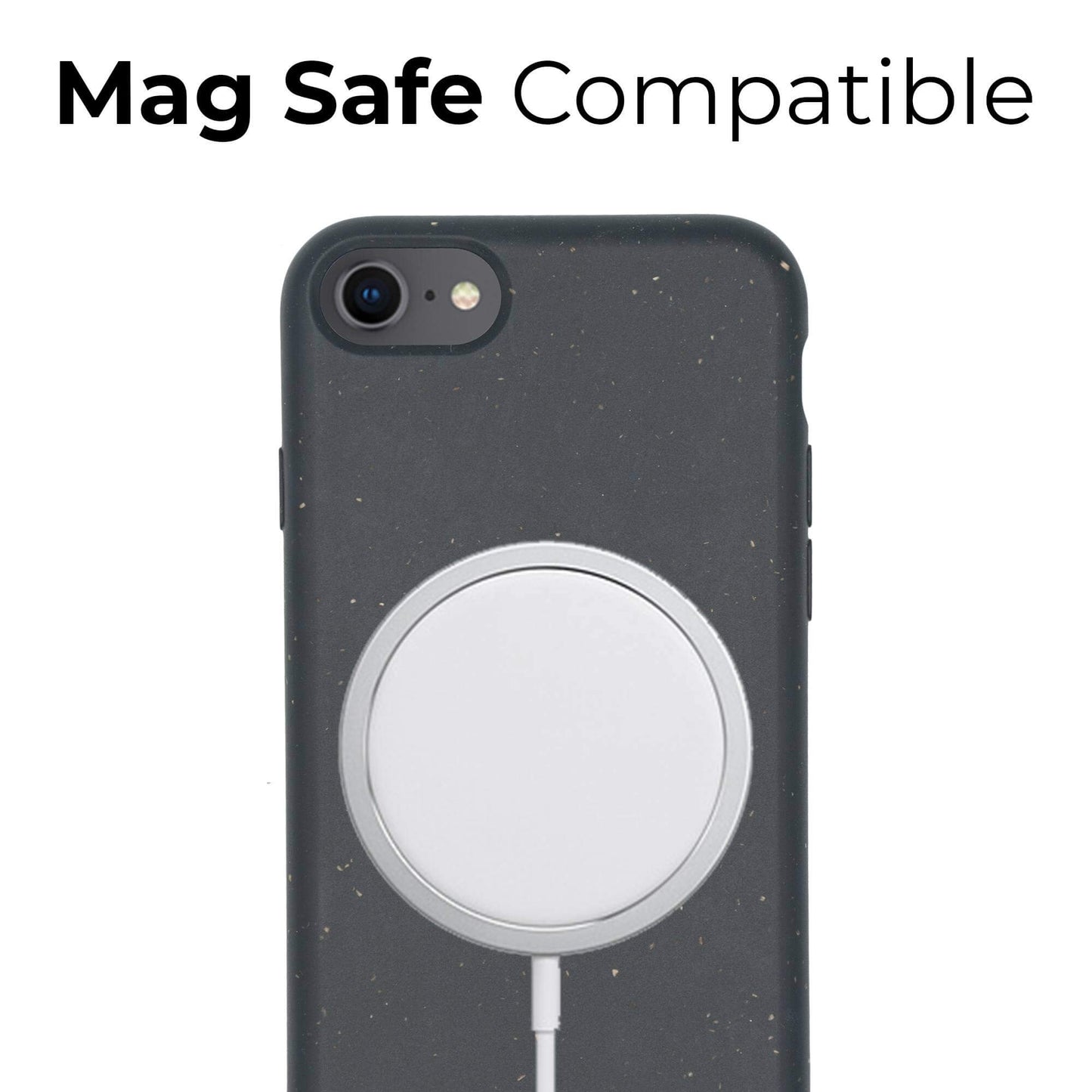 Biodegradable Personalized Phone Case – Custom Eco-Friendly iPhone Cover – Black