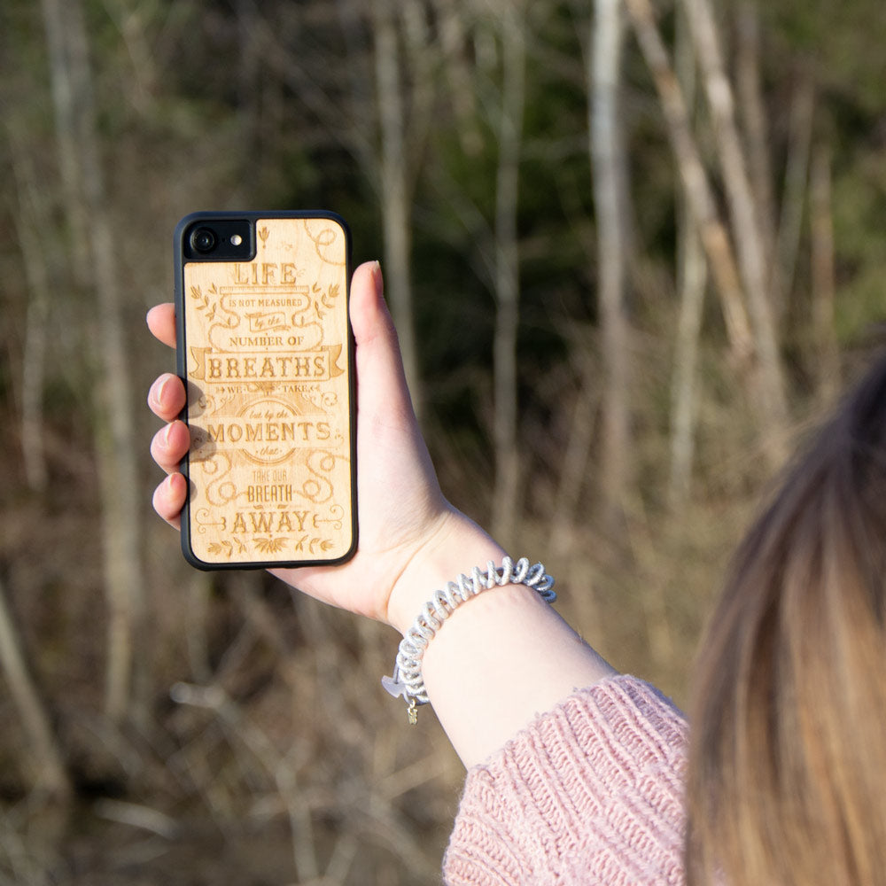 The Meaning Wooden Phone Case – Handcrafted Scandinavian Birch