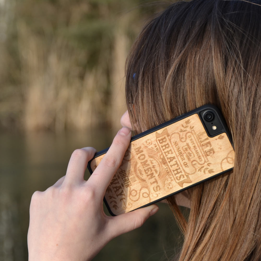 The Meaning Wooden Phone Case – Handcrafted Scandinavian Birch