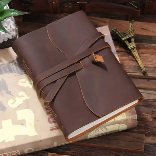 Vintage Traveler’s Diary – Classic Leather Journal for Notes & Adventures
