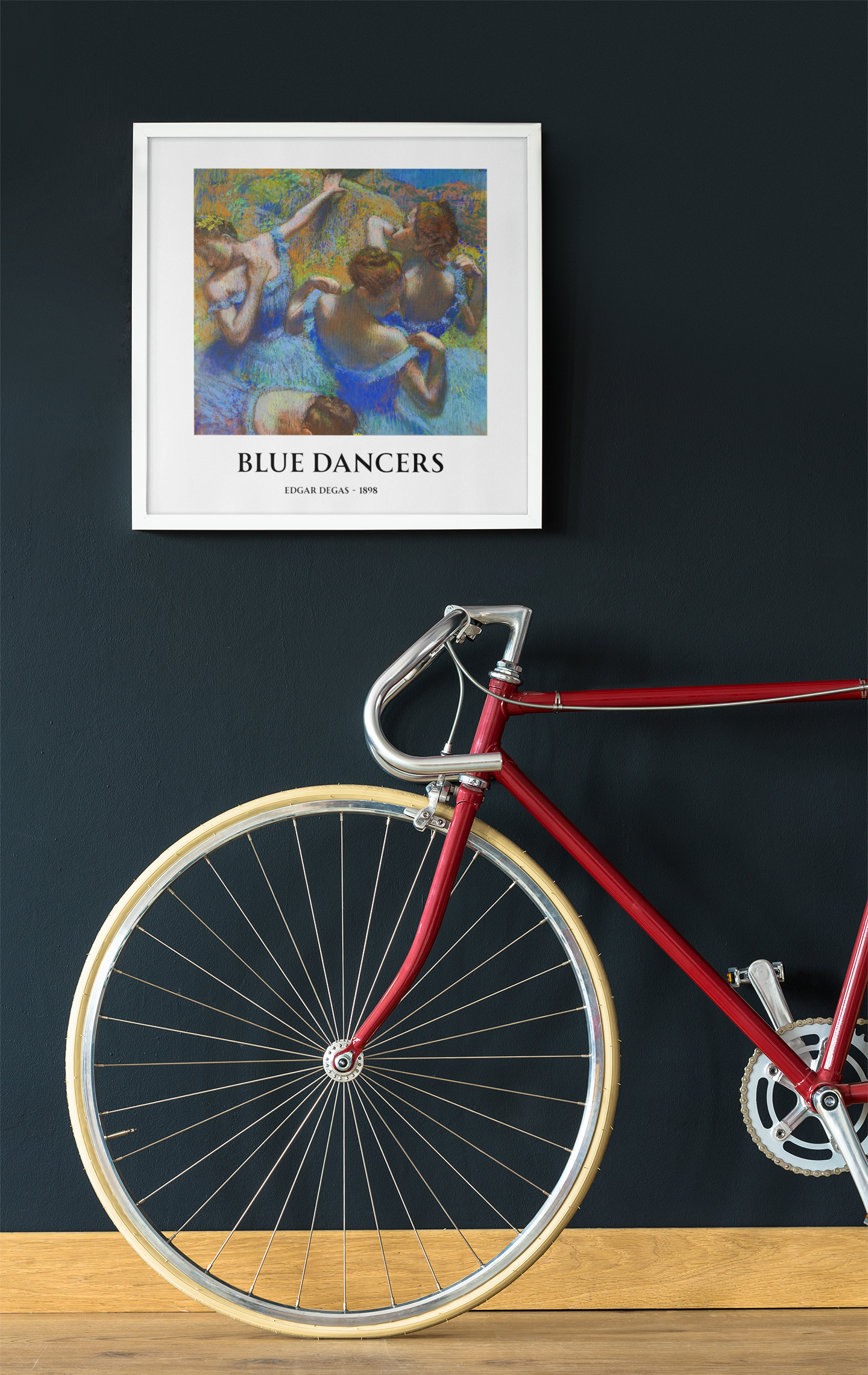 Blue Dancers by Edgar Degas – Matte Art Poster | Classical Impressionist Wall Art
