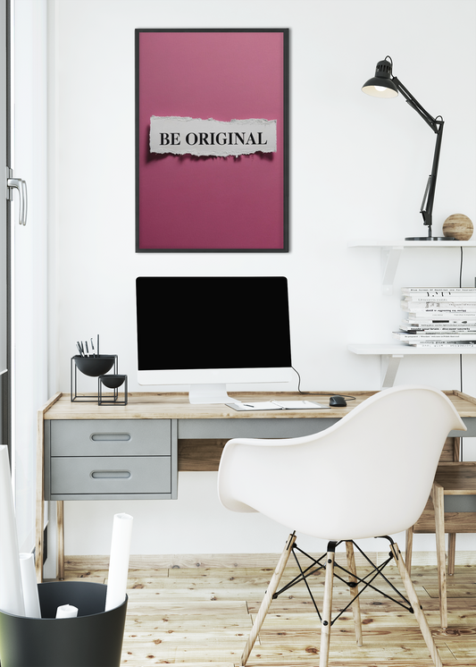 Be Original Posters: Motivational Wall Art for Creative Souls - Inspirational Quotes Decor