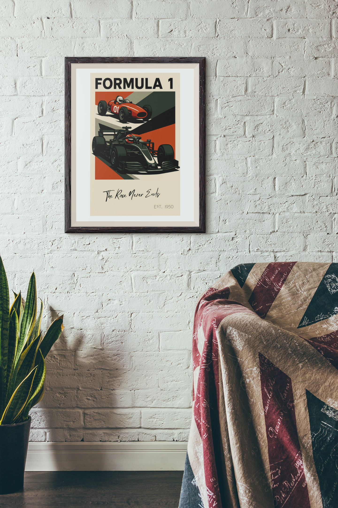 Vintage to Velocity – “The Race Never Ends” Poster