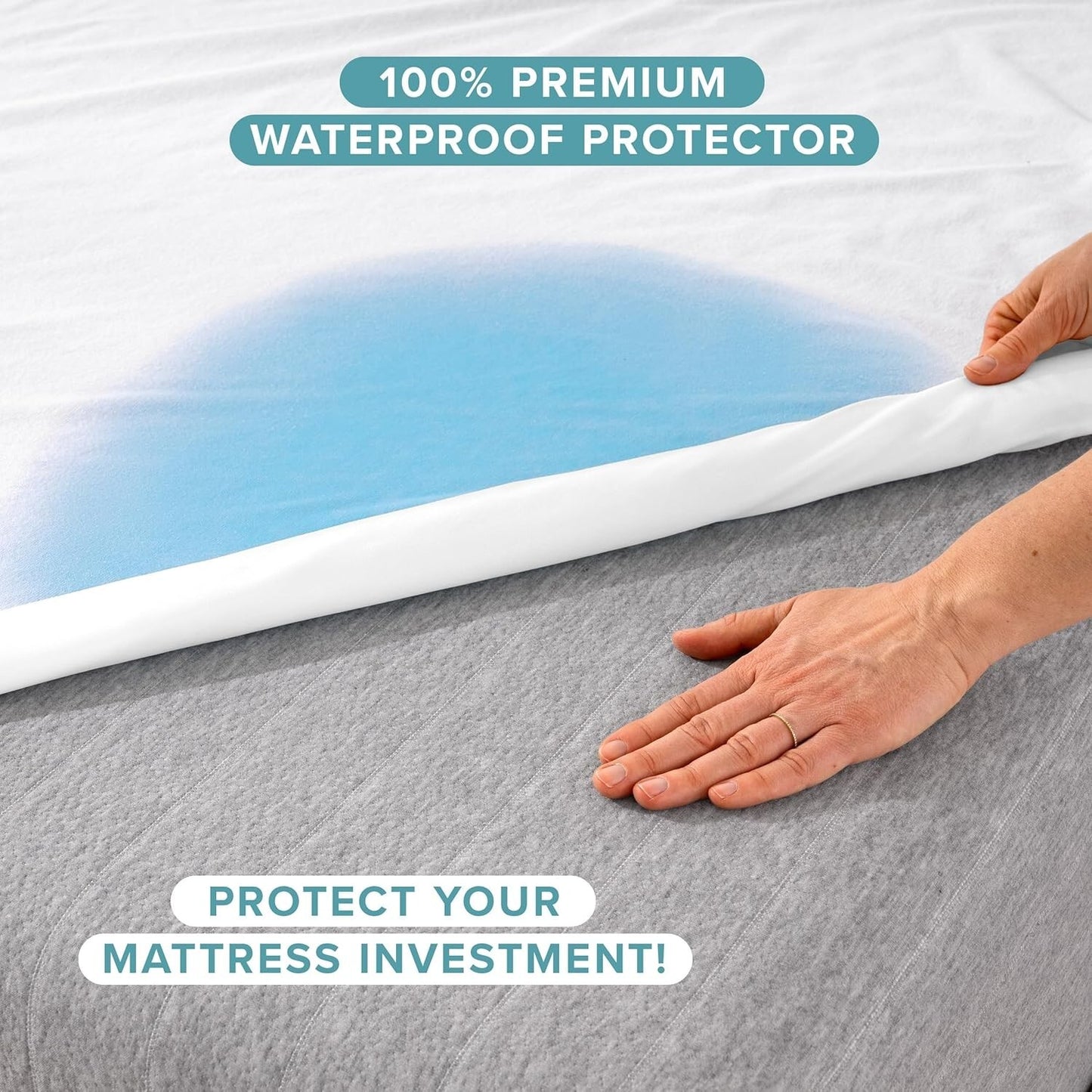 WATERPROOF TERRY TOWEL MATTRESS PROTECTOR DOUBLE FITTED BED COVERS SHEET SINGLE