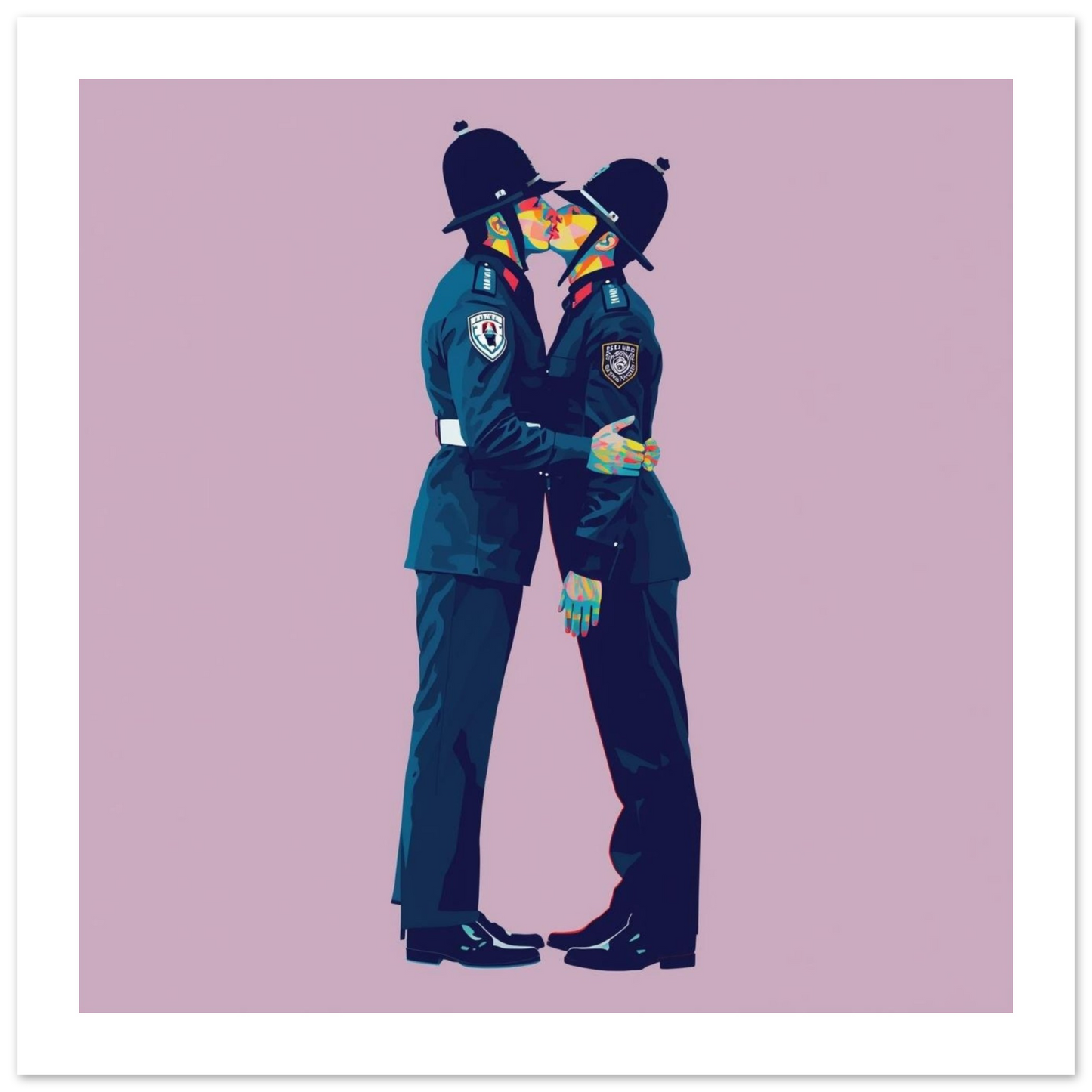 Bold Love Poster - Vibrant LGBTQ+ Pop Art Print - Perfect for Home Decor