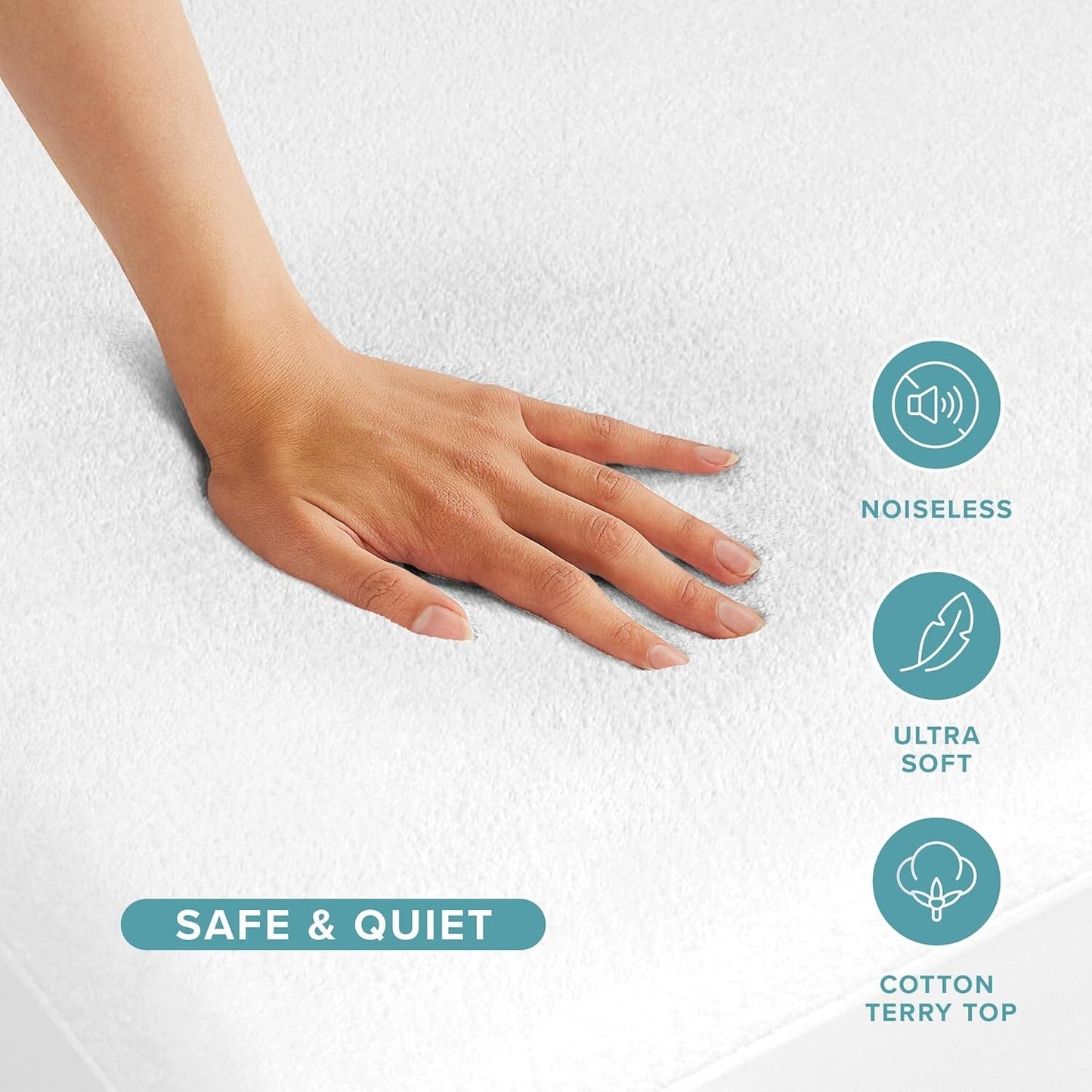 WATERPROOF TERRY TOWEL MATTRESS PROTECTOR DOUBLE FITTED BED COVERS SHEET SINGLE