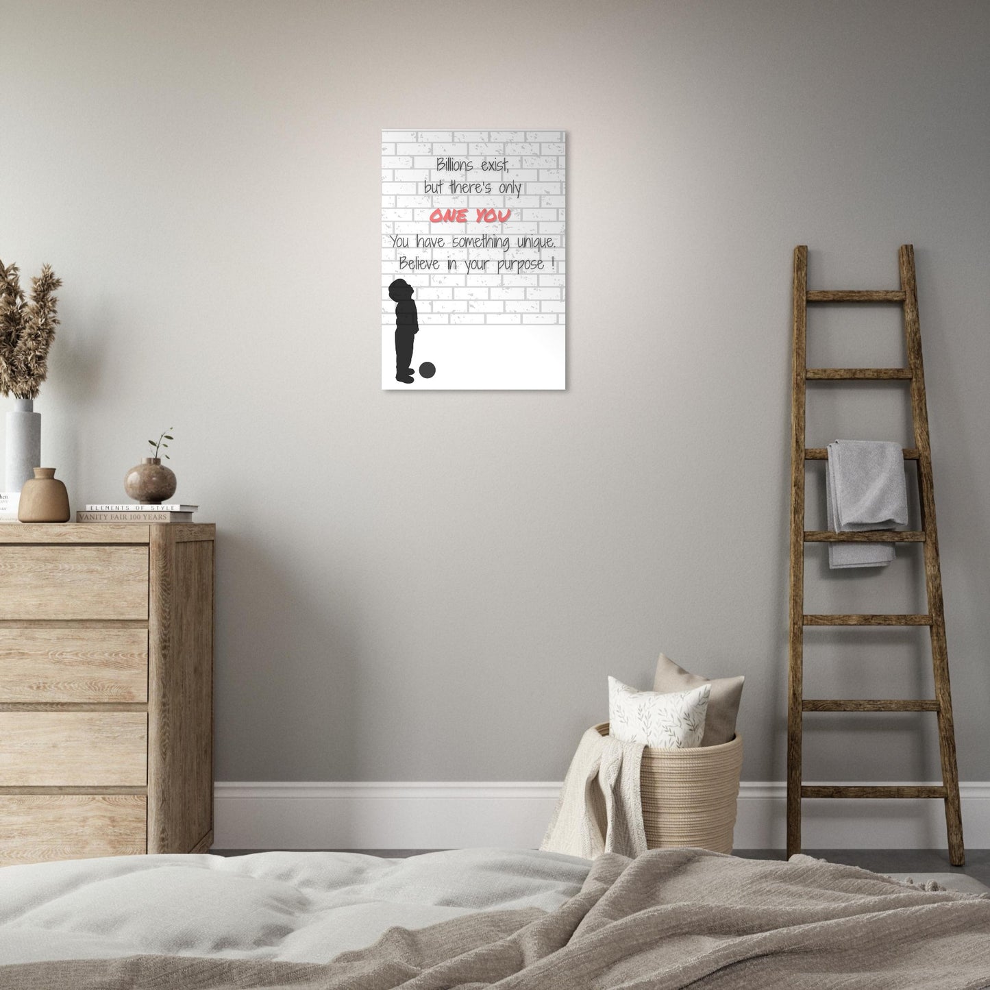 Believe in Your Purpose Poster – Inspirational Wall Art – Motivational Quote Print