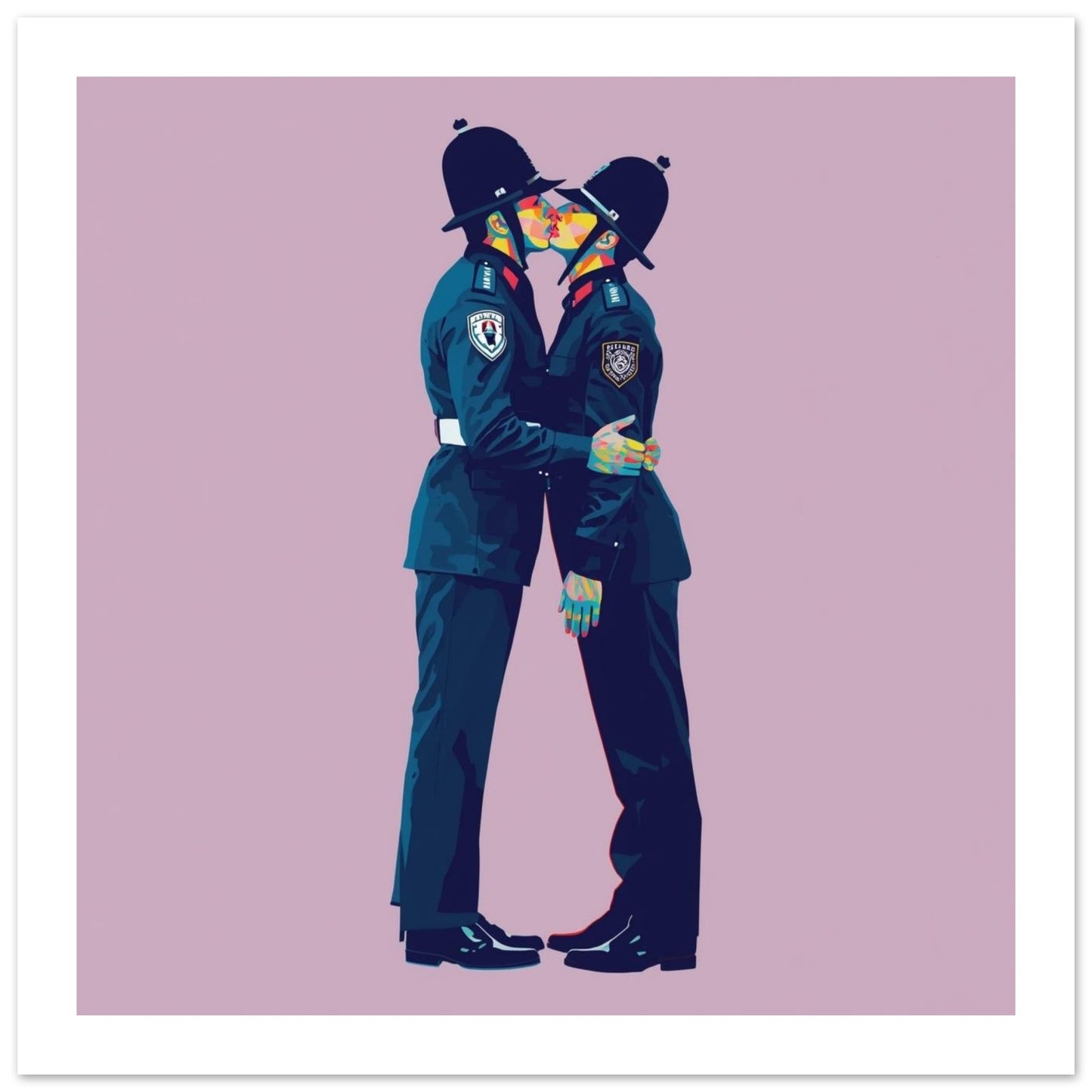 Bold Love Poster - Vibrant LGBTQ+ Pop Art Print - Perfect for Home Decor