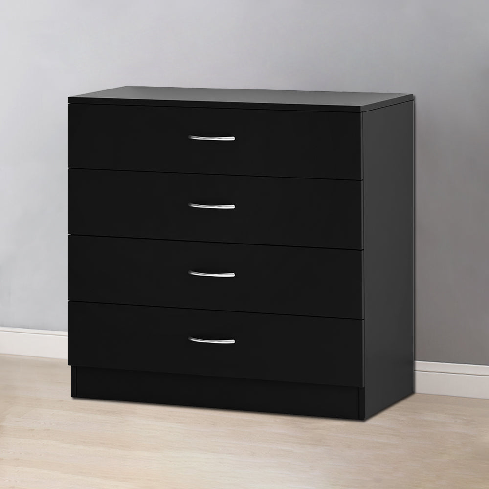Chest of Drawers Bedside Table Cabinet 1 2 3 4 5 Handle Drawer Bedroom Furniture