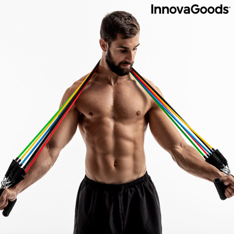 Set of Resistance Bands with Accessories – 5-Pack Tension Training Kit