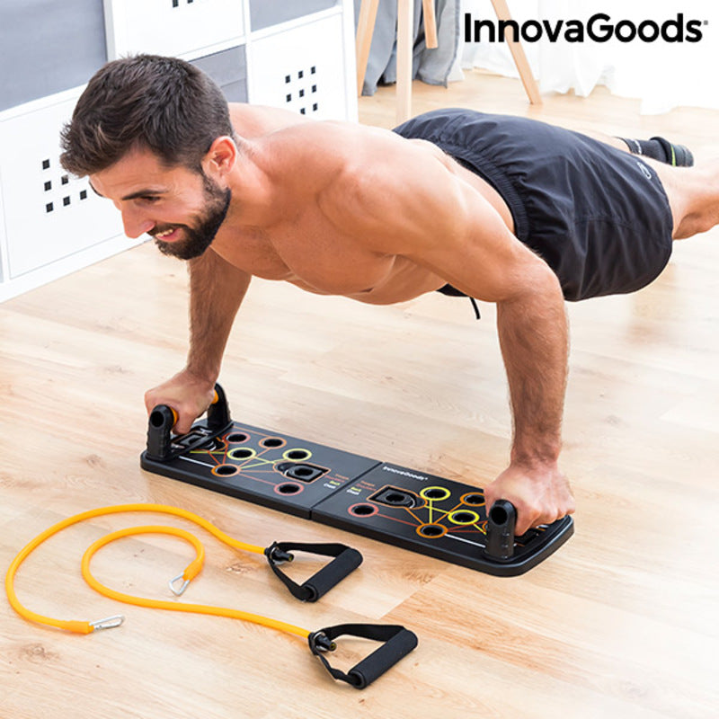 All-in-One Push-Up Board Training System – With Resistance Bands & Exercise Guide