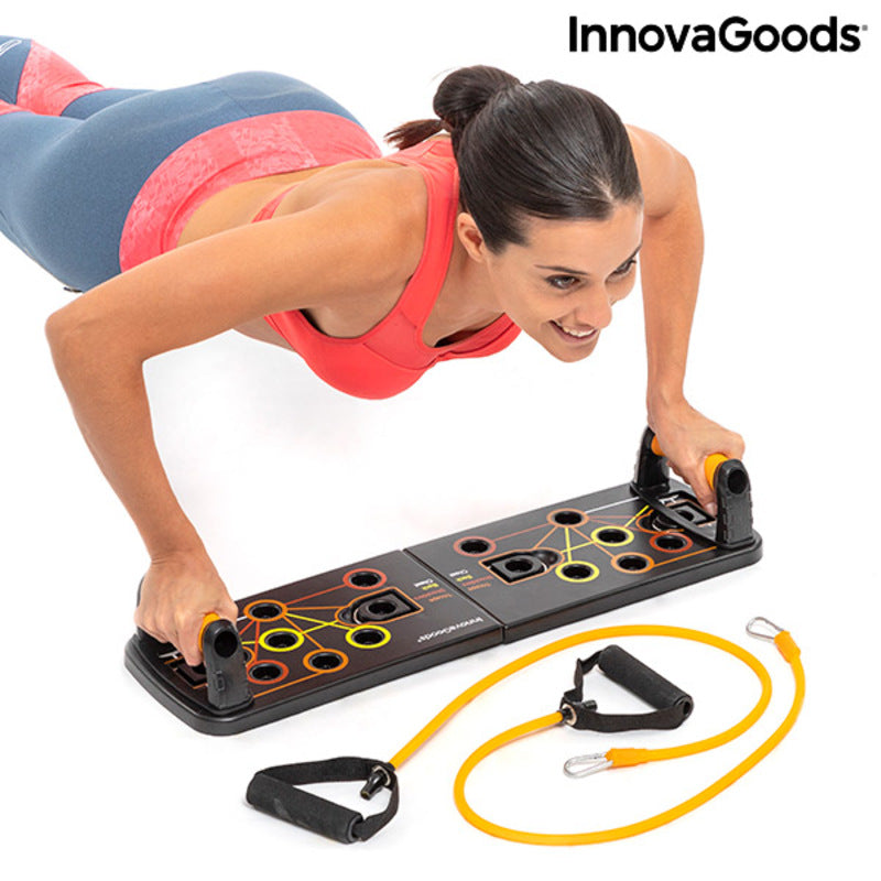All-in-One Push-Up Board Training System – With Resistance Bands & Exercise Guide