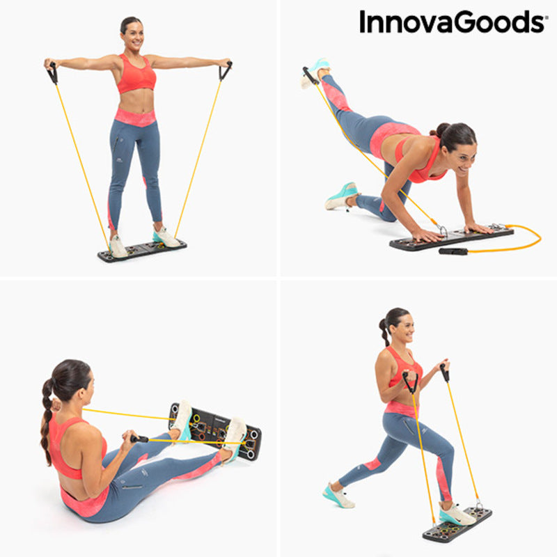 All-in-One Push-Up Board Training System – With Resistance Bands & Exercise Guide