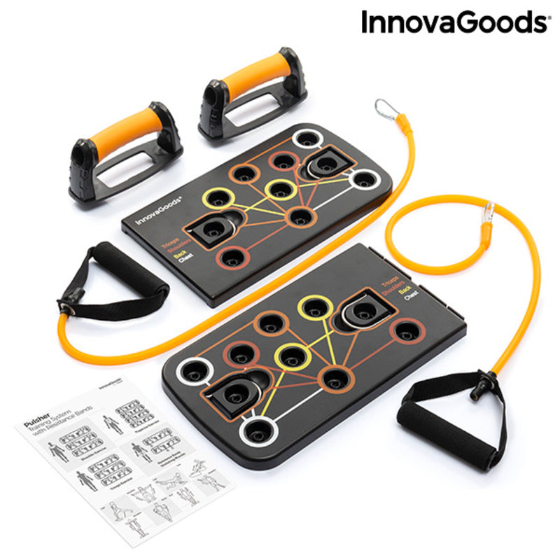 All-in-One Push-Up Board Training System – With Resistance Bands & Exercise Guide
