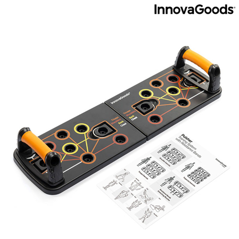 All-in-One Push-Up Board Training System – With Resistance Bands & Exercise Guide