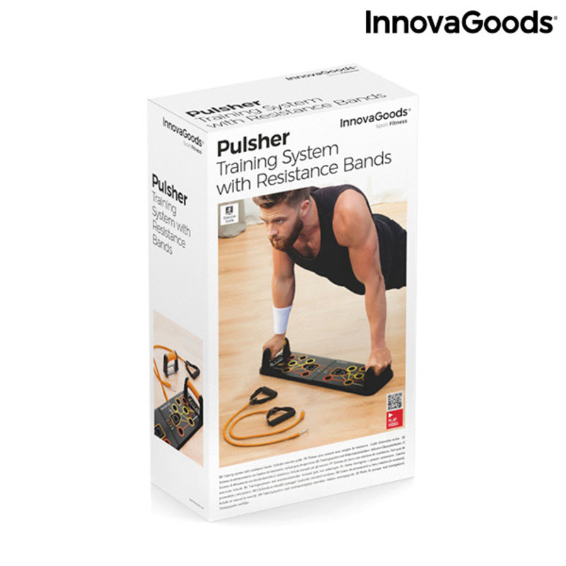 All-in-One Push-Up Board Training System – With Resistance Bands & Exercise Guide