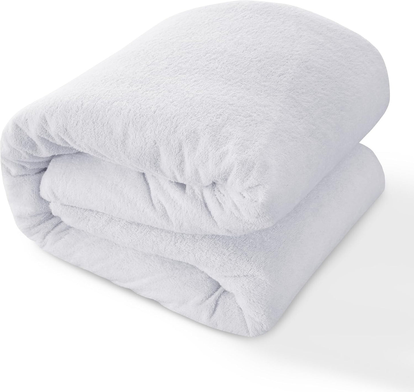 WATERPROOF TERRY TOWEL MATTRESS PROTECTOR DOUBLE FITTED BED COVERS SHEET SINGLE