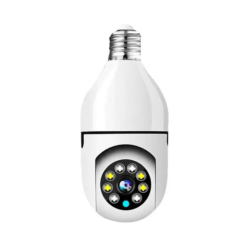 Bulb E27 Surveillance Camera Full Color Night Vision Automatic Human Tracking Zoom Indoor Security Monitor Wifi Camera