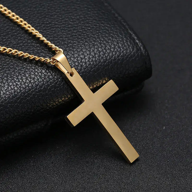 Minimalist Pendant Necklace – Gold, Black, Silver