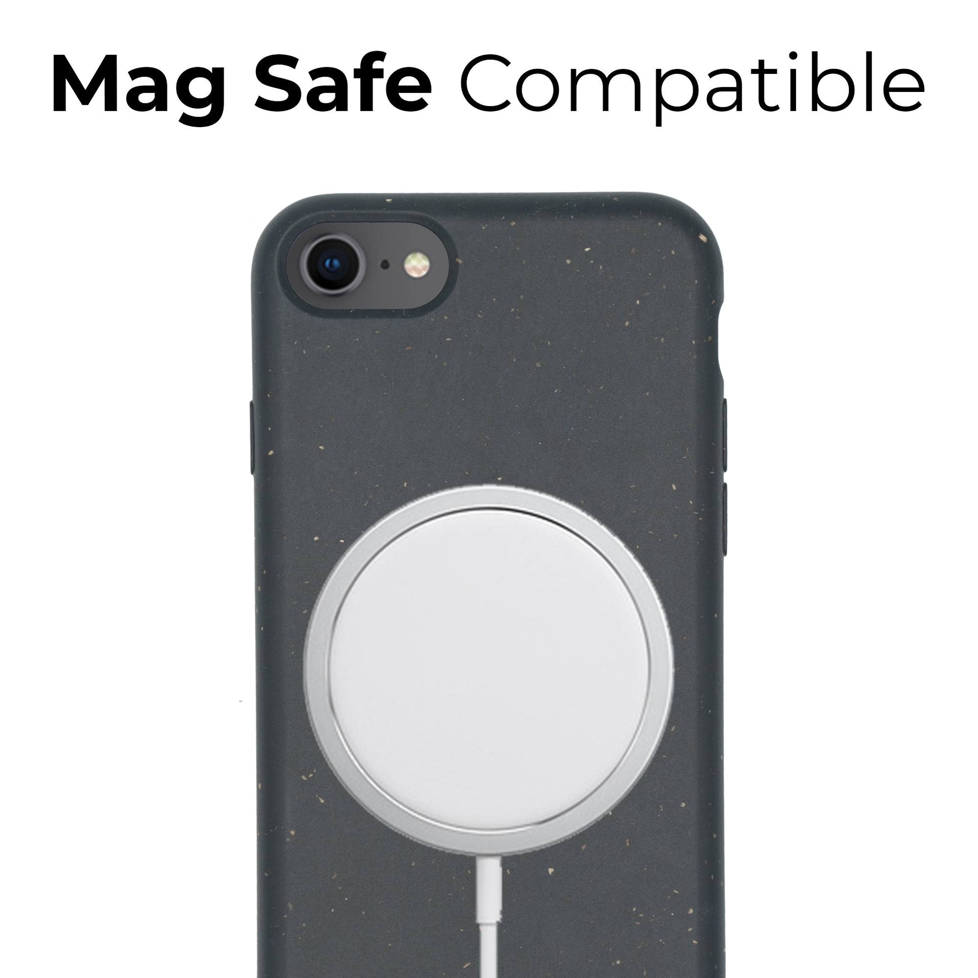 Phone case with Mag Safe compatibility feature on a white background