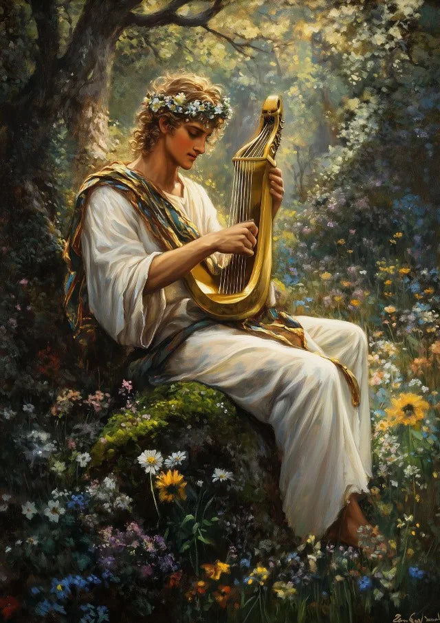 Greek God Apollo mythology canvas wall art poster collection