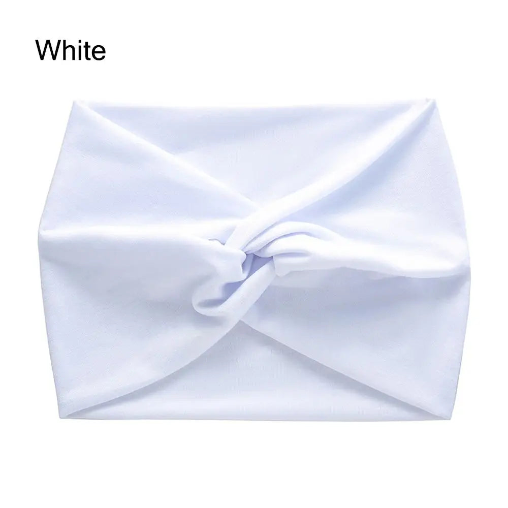 White headband on a white background with 'White' text above.
