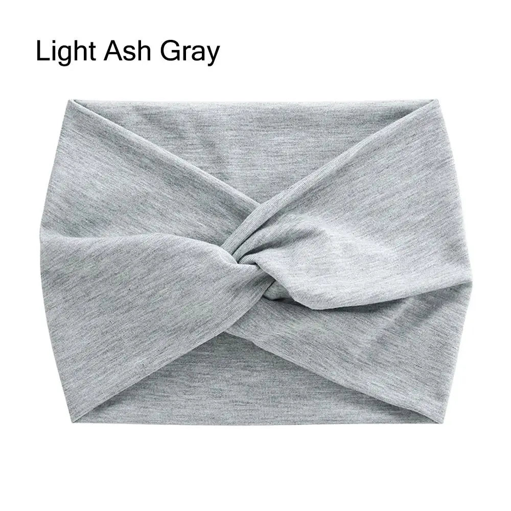 Light ash gray headband on a white background