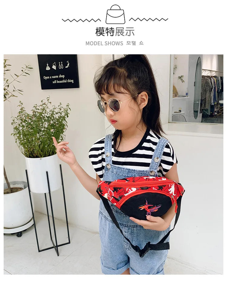 Kids & Adults Sport Bum Bag, Travel Crossbody Waist Bag