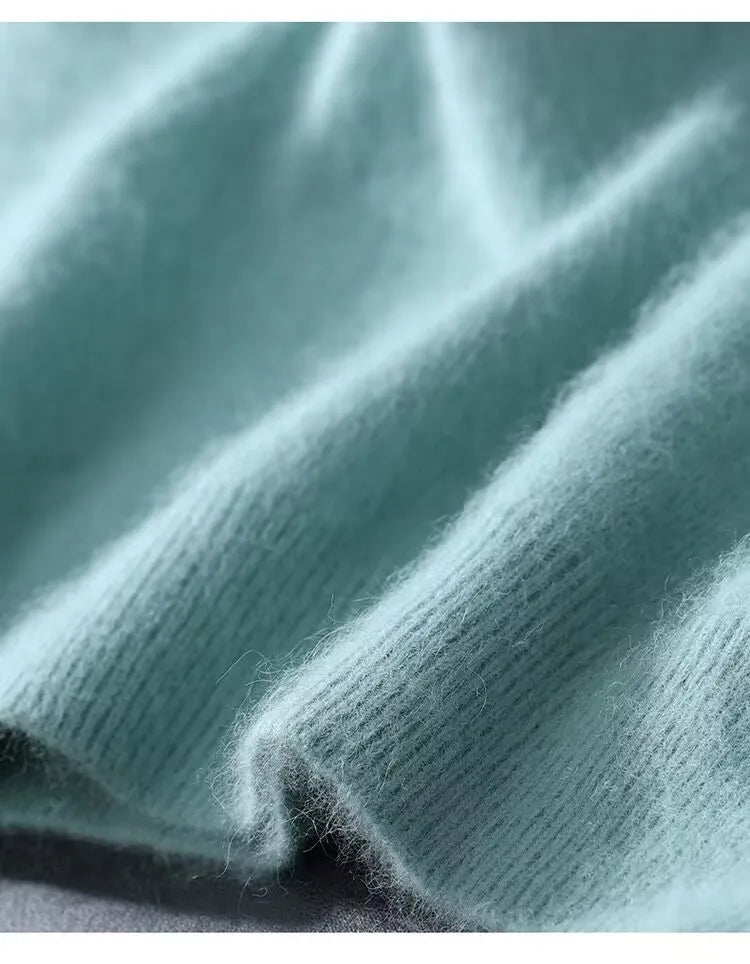 Close-up of textured teal fabric