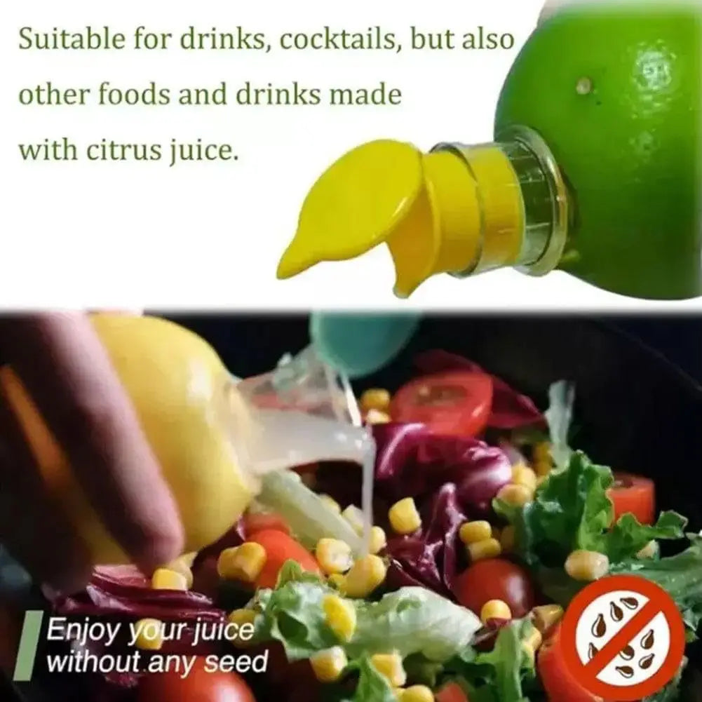 Portable Manual Fruit Squeezer with Built-In Filter