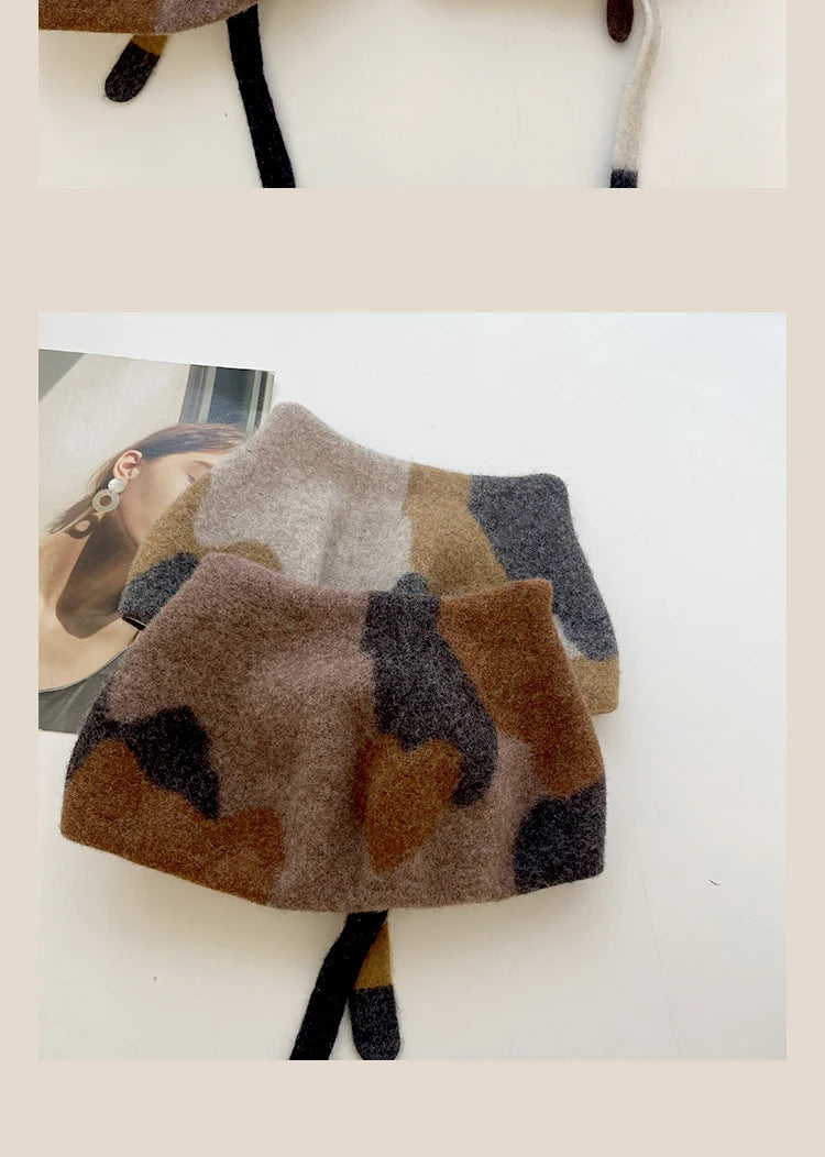 Cute Cat Ear Woolly Hat – Soft Winter Hat with Embroidery