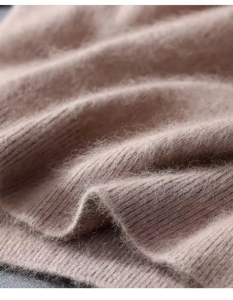Close-up of soft, textured fabric in a neutral color