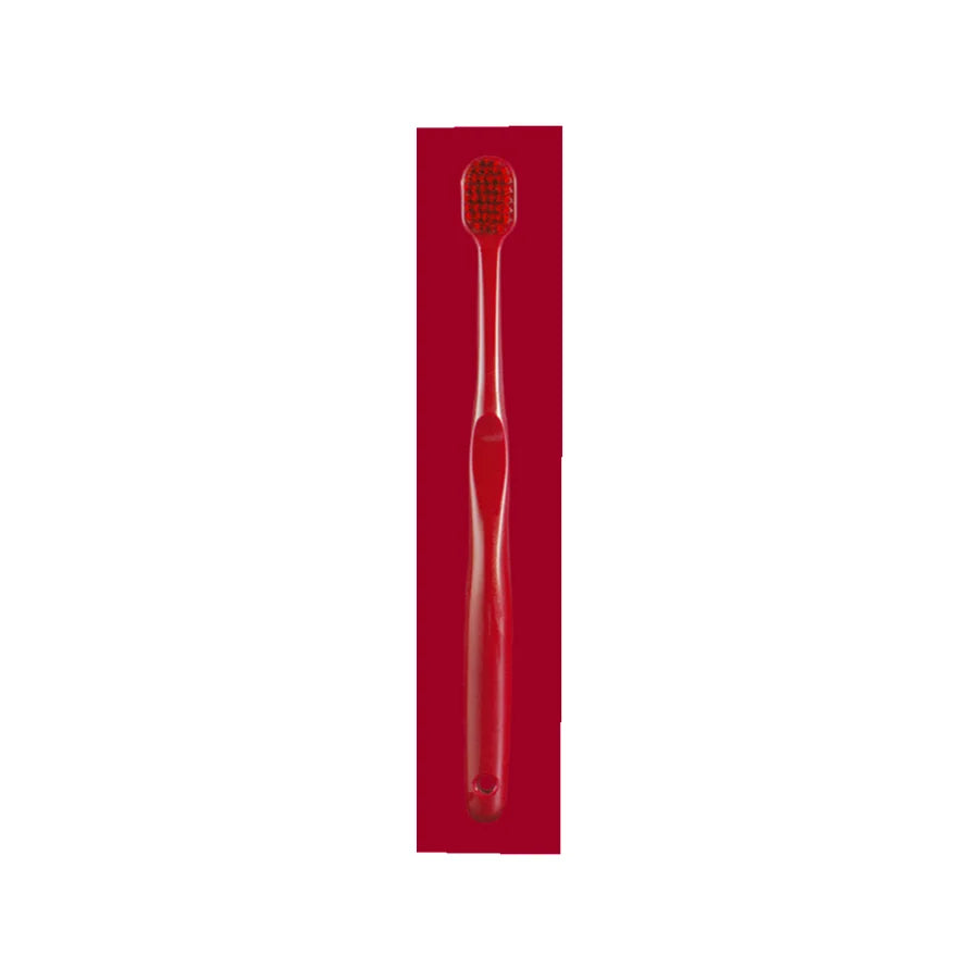 Volcanic charcoal soft toothbrush with ultra-fine bristles for eco friendly oral care