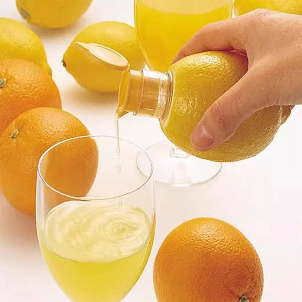 Portable Manual Fruit Squeezer with Built-In Filter