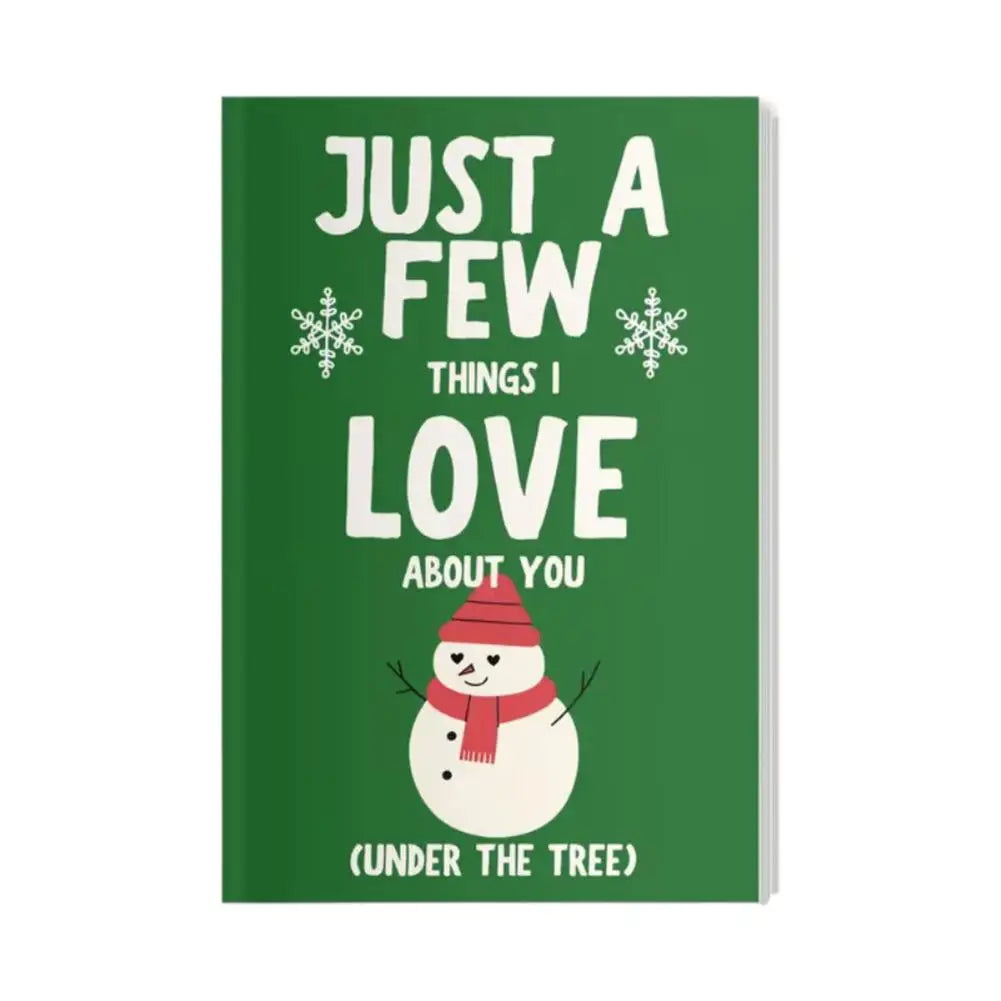 Green book cover with a snowman illustration and text on a white background