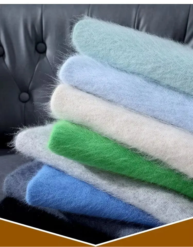 Stack of multicolored fabric swatches on a dark background with text about fabric properties.