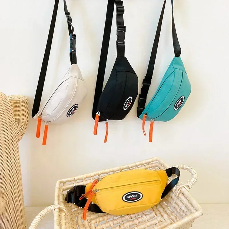 Kids & Adults Sport Bum Bag, Travel Crossbody Waist Bag