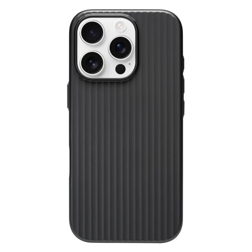 Clear phone case on a white background