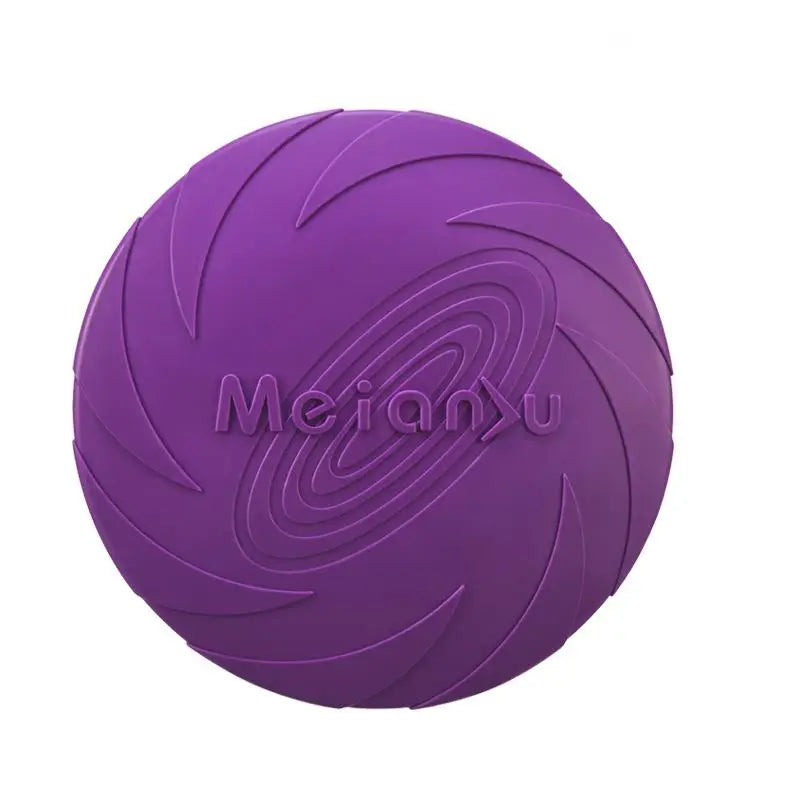 Purple textured ball with 'Meianu' branding on a white background
