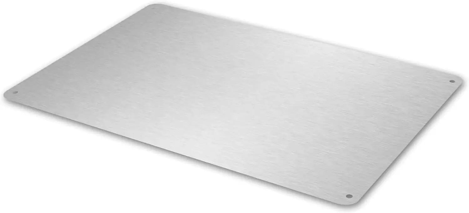 Metallic protective mat on a white background