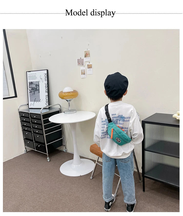 Kids & Adults Sport Bum Bag, Travel Crossbody Waist Bag