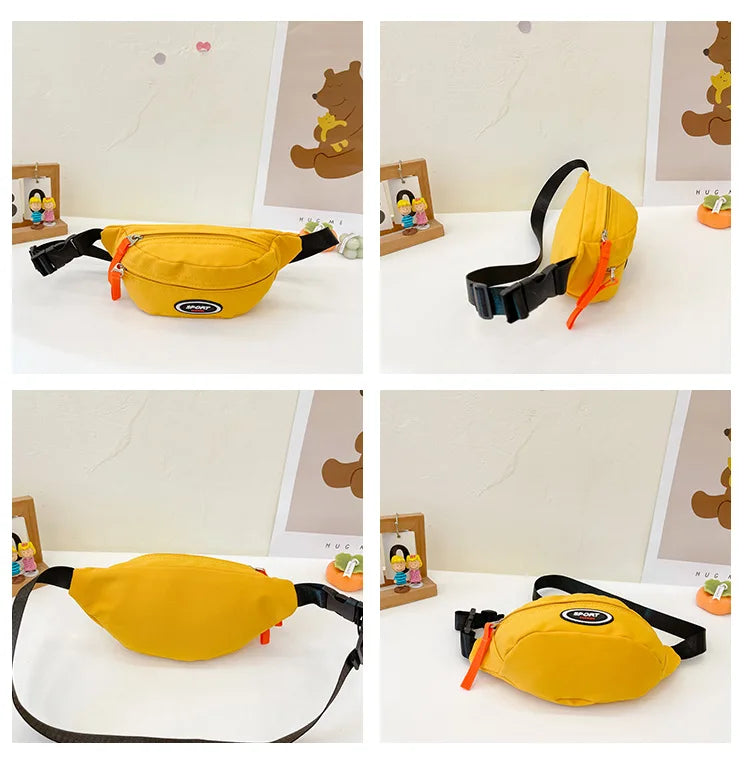 Kids & Adults Sport Bum Bag, Travel Crossbody Waist Bag