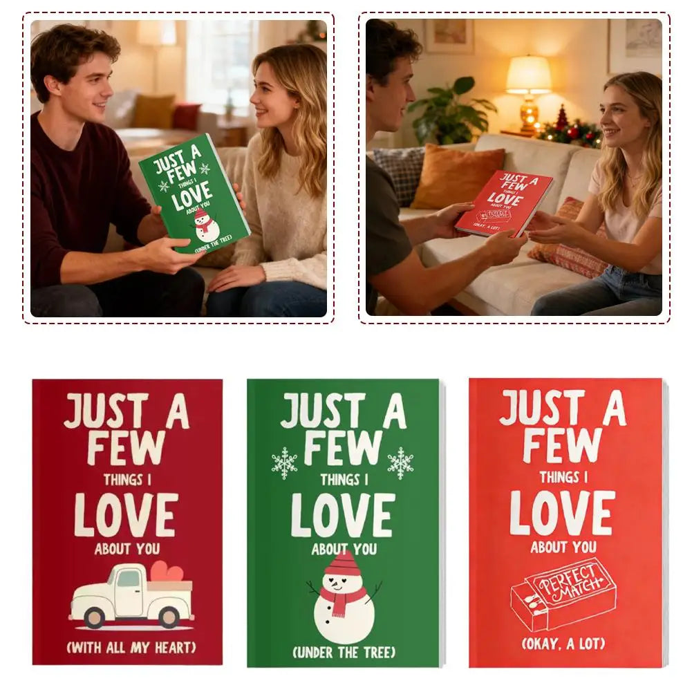 Fill-in-the-blank love book titled Just a Few Things I Love About You gift idea