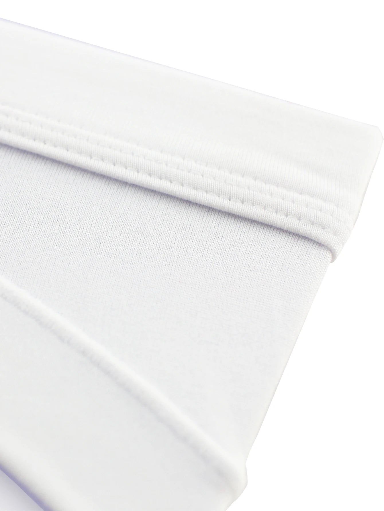 Close-up of a white fabric texture