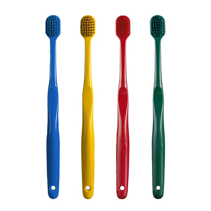 Volcanic charcoal soft toothbrush with ultra-fine bristles for eco friendly oral care