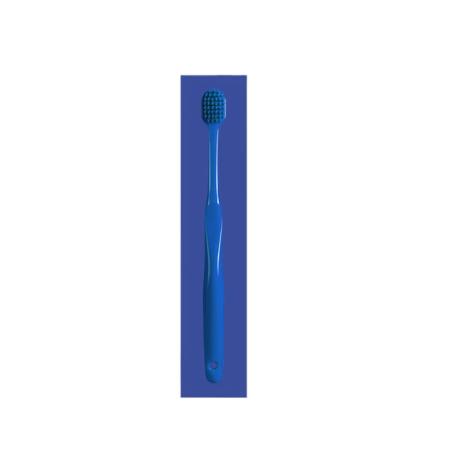Volcanic charcoal soft toothbrush with ultra-fine bristles for eco friendly oral care